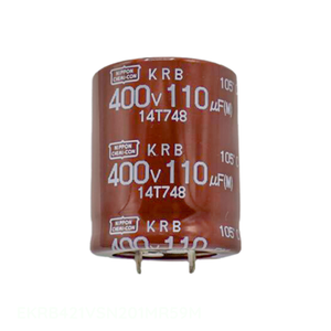 Condensador de Aluminio de 200 uF, Canal del Fabricante, EKRB421VSN201MR59M, 420V, Polarizado - Product Image 1