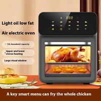 Freidora de Aire Digital Inteligente Multifuncional de Alta Calidad de 12L para el Hogar, con Recipiente de Silicona