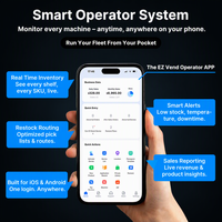 Distributeur automatique intelligent IA pour le commerce de détail avec caméra intelligente et système de paiement POS - Distributeur IA combiné