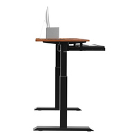 Bureau de jeu électrique à hauteur réglable avec moteur unique personnalisé, table multifonctionnelle pour la maison, le bureau et l'étude, réglable pour un confort optimal