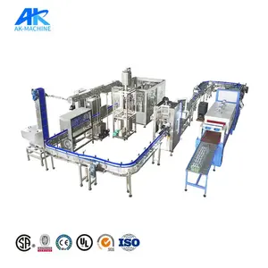 Projeto de planta de máquina de enchimento e engarrafamento de processamento de água mineral 3000bph totalmente automático
