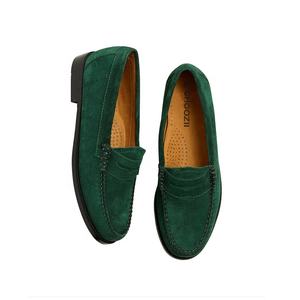 Заводская цена, мужская обувь, коричневые замшевые лоферы без застежки для мужчин - Product Image 4