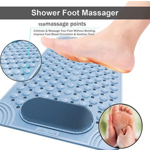 Douche- en badveiligheidsmat <span class=keywords><strong>PVC</strong></span> Zacht voor badkuipen Sneldrogend Douchekleed Functie Antislip Met zuignappen Voetmassage - Product Image 2
