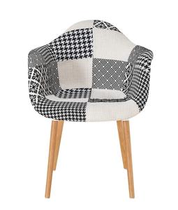 Chaise moderne confortable avec accoudoirs, meubles de salon, chaise en tissu, <span class=keywords><strong>fauteuil</strong></span> <span class=keywords><strong>patchwork</strong></span> à vendre - Product Image 5