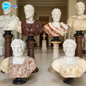 Busto in Marmo Europeo Stile Romano <span class=keywords><strong>Antico</strong></span>, Fatto a Mano, Design Contemporaneo per Giardini e Ville - Product Image 6