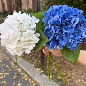 عرض مميز بلمسة حقيقية ، زهرة كبيرة الرأس ، هيدرانيا خضراء سائبة ، هيدرانيا بالجملة - Product Image 2