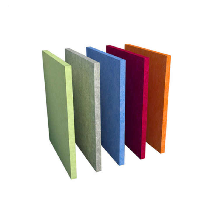 Sound Absorbing Board Felt Fabric Custom Thickness Decoration Multiple Sizes Color with Back Glue Can Decorate the Wall