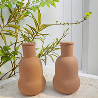 Usine En Gros Non Vitrée Terre Cuite Arrosoir Argile Vase Couvercle pour Lits Surélevés Plancher Planteur Jardin Décoratif Terre Cuite