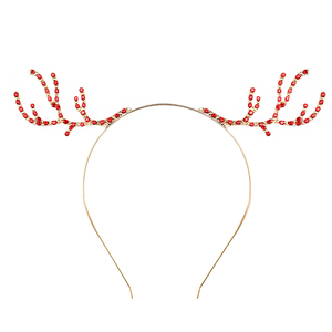 Nouvelle mode de bandeau en bois de cerf au design personnalisé pour enfants, cadeau de Noël, cerceau pour cheveux en bois de cerf, bandeaux bon marché de haute qualité pour enfants - Product Image 2