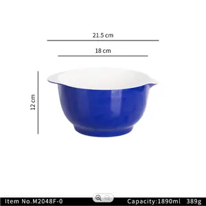 人気のラブリーアソートメラミンミキシングサラダボウルセットファミリーキッチン用BPAフリー食器洗い機セーフ