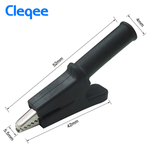 Cleqee-2 <span class=keywords><strong>P2002</strong></span> Dossiers de test de sécurité 5 couleurs 20A Pinces crocodiles crocodile adaptées aux fiches bananes de 4mm - Product Image 4
