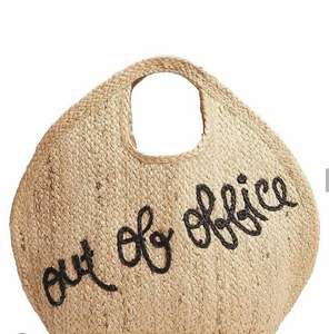 Trendy Handmade Jute Tote Round Out of Office <b>Handbag</b> From India for Women Fashion and <b>Accessories</b> - Product Image 1