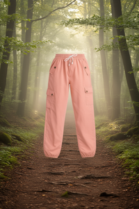 Pantalones Cargo Unisex de Lona, Cintura Elástica, Corte Holgado con Bolsillos, para Todas las Temporadas, Ropa para Exteriores - Product Image 2