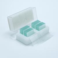 22X22 mm Customizable Transparent Durable Square Laboratory Microscope Slide Cover Glass Blank Ground Edge OEM Available