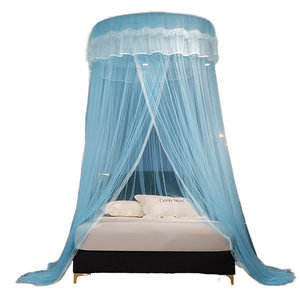Mosquitera de techo en forma de cúpula, sin necesidad de instalación, cortina de gasa estilo palacio/princesa <span class=keywords><strong>para</strong></span> el hogar ZT363 - Product Image 3