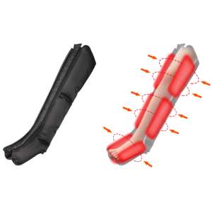 Massageador Pneumático para Pernas e Pés, Compressão de Ar que Alivia as Coxas até os Pés, Alivia Músculos Cansados em Qualquer Lugar, Botas de Massagem - Product Image 4