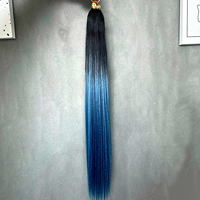 Extensions de cheveux humains D.S Hair 18-26 pouces, pointes à plumes, cuticules alignées, double tirage, qualité supérieure