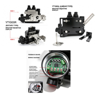 Positionneur de vanne pneumatique à mouvement rotatif et linéaire pour vanne à boisseau sphérique, vanne papillon et vanne à globe, fourniture OEM avec support