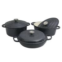 Olla de Hierro Fundido Esmaltado para Sopa y Guisos