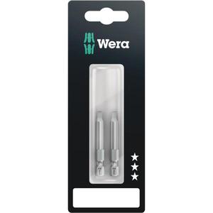 WERA - 05073077001 Embouts carrés (2 pièces) (emballage libre-service)-EAN 4013288202697 INSERTS POUR EMBOUTS DE VISSAGE - Product Image 1