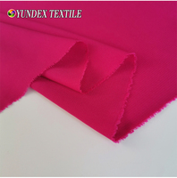 Tissus tissées en laine de pêche, couleur unie, 100% Polyester, textiles pour vêtements
