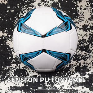 Durable PU Leather Football Size 4/5 Thermal Bonded Official Match <b>Training</b> <b>Ball</b> Adults 430g Weight Use Made - Product Image 2