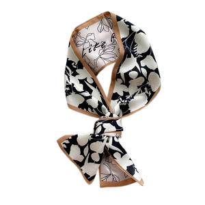 Frauen Marke Schal Skinny Bag Schals Design Handgelenk Handtuch Foulard Halstuch Stirnband <span class=keywords><strong>Tarot</strong></span> Const ellation Twill Seiden schal - Product Image 5