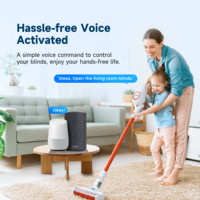 Motor de Cortina Inteligente KEMEK Zigbee con Función de Conexión para Automatización del Hogar Tuya