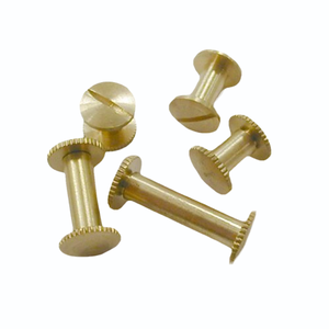 Heavy Duty Brass File <b>Screw</b> Corrosion Resistant Fastener for File Binding Office Records Documents and Paper Storage Use - Product Image 6