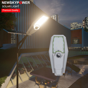 Lampara Solar 600W al aire libre impermeable interestelar Warrior MJXJ906 luces de calle solares de aluminio para camino de jardín de granja - Product Image 6