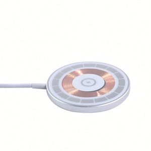 Cargador Inalámbrico Portátil de Carga Rápida de 15W Directo de Fábrica, Accesorio Magnético para Teléfono con Conexión Tipo C, con Logotipo - Product Image 4