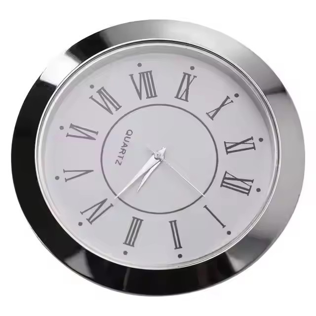 Quartz Movement 55MM Round Clock Head Accessory Mini Inlaid Handicraft Watch with Clocks