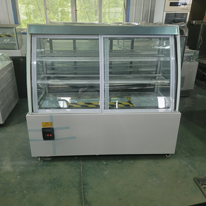 Equipo de panadería de pastelería <span class=keywords><strong>Vertical</strong></span> de temperatura única comercial enfriador de pasteles mostrador escaparate nevera para exhibir pasteles - Product Image 3