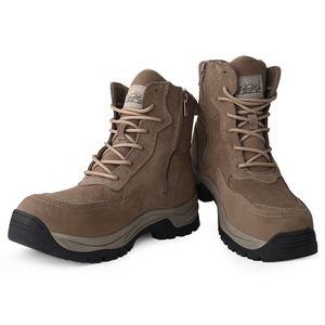 High Quality Winter Men's Suede Ankle <strong>Boots</strong>-Stylish Hiking <strong>Work</strong> <strong>Boots</strong> Slip Resistant Rubber <strong>ZIP</strong> Lightweight Outdoor Workwear - Product Image 1