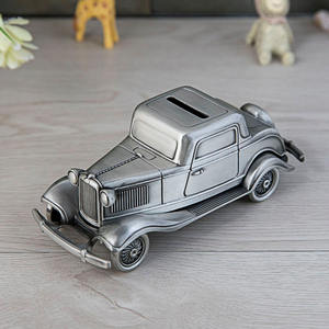 Artisanat en métal rétro voiture <span class=keywords><strong>tirelire</strong></span> Style européen créatif Vintage voiture épargne pot décoration de la maison ornements garçon cadeau - Product Image 2