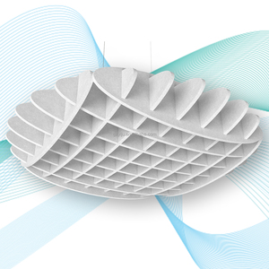 Pannello del soffitto fonoassorbente sospeso per ufficio leggero e facile da installare soffitto in feltro per animali domestici - Product Image 2