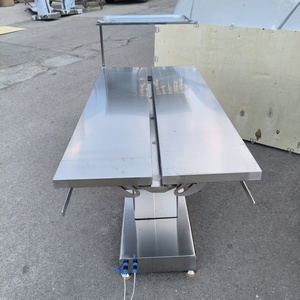 Mesa de <span class=keywords><strong>Examen</strong></span> Veterinario de Acero Inoxidable <span class=keywords><strong>para</strong></span> Animales Grandes, Mesa de Operaciones <span class=keywords><strong>para</strong></span> Mascotas con Altura Ajustable - Product Image 4