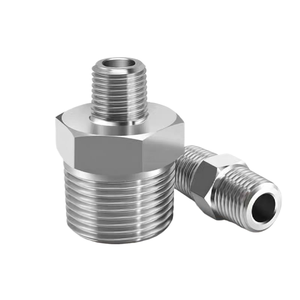 Chất lượng cao 316 thép không gỉ đánh bóng đúc kỹ thuật kép 3/4 "NPT <span class=keywords><strong>Hex</strong></span> núm vú 1/8"-4 "<span class=keywords><strong>Hex</strong></span> núm vú - Product Image 3
