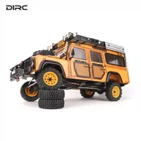 D1RC D110 Defender Trophy 2 vitesses métal Chasis 1/10 échelle tout-terrain chenille télécommande camion pour adultes-Hobby Grade voiture