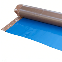 Rouleau de sous-couche en mousse EVA de 2 mm avec film PE brun, absorption acoustique, résistant à l'humidité, pour revêtements de sol en stratifié, bois dur et bambou