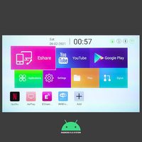 Mini projecteur P22 Android 9.0 prenant en charge la 4K, 120 lumens ANSI, projecteur vidéo intelligent DLP portable de poche pour cinéma maison