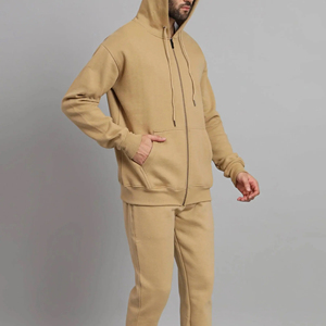 Sudadera con capucha de invierno para hombre, mezcla de algodón premium, corte ajustado, con capucha ajustable, bolsillos tipo canguro e impresión digital - Product Image 3