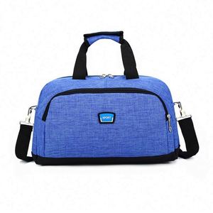 Muestra gratuita de bolso de viaje impermeable vintage negro de nylon para hombre, pequeño, de hombro cruzado, fabricado en China por OEM. - Product Image 3