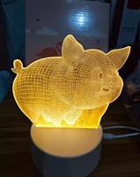 Lampe de nuit 3D personnalisée avec photo, lampe de table USB DIY, logo personnalisé, lampe de nuit en acrylique pour mariage, Noël, anniversaire, cadeau de fête