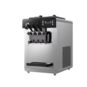 Highly-Efficient New Automatic Commercial Soft <b>Ice</b> and Frozen Yogurt <b>Machine</b> With Cone Maker Milk-Based <b>Ice</b> Maker <b>Machine</b> - Product Image 3