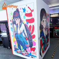 Kiosque photo selfie personnalisé à monnayeur, machine photo d'arcade pour centre commercial, FEC et centre d'amusement