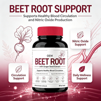 Capsules de Betterave OEM avec Extrait de Pépins de Raisin et de Grenade – Formule Antioxydante – Capsules de Betterave