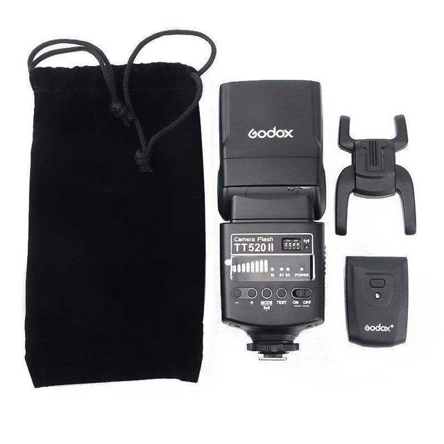 Inlighttech Godox Thinklite Camera Flash TT520II With Build-in 433MHz Wireless Signal for Pentax Fuji DSLR Cameras