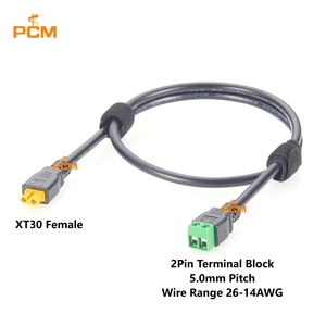 XT30 vrouwelijk naar 2-pins schroefklemmenblokkabel voor doe-het-zelf drones robots 3D-printer batterijlader - Product Image 2