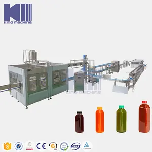 Máquina de llenado y lavado de zumo para negocios pequeños, línea de producción y embalaje
